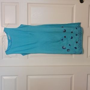 Jessica Howard turquoise dress.  Size 8.  Fun and flirty summer dress.
